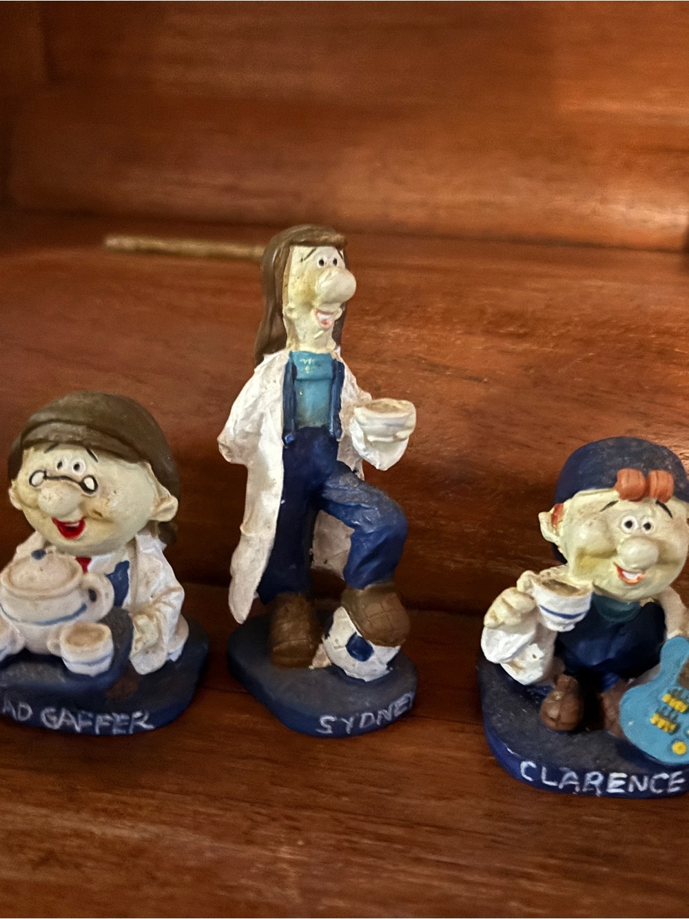 Tetley Tea Figurines set of 3